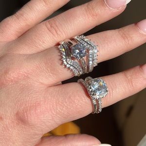 Size 9 Costume Jewelry Wedding Rings Sets